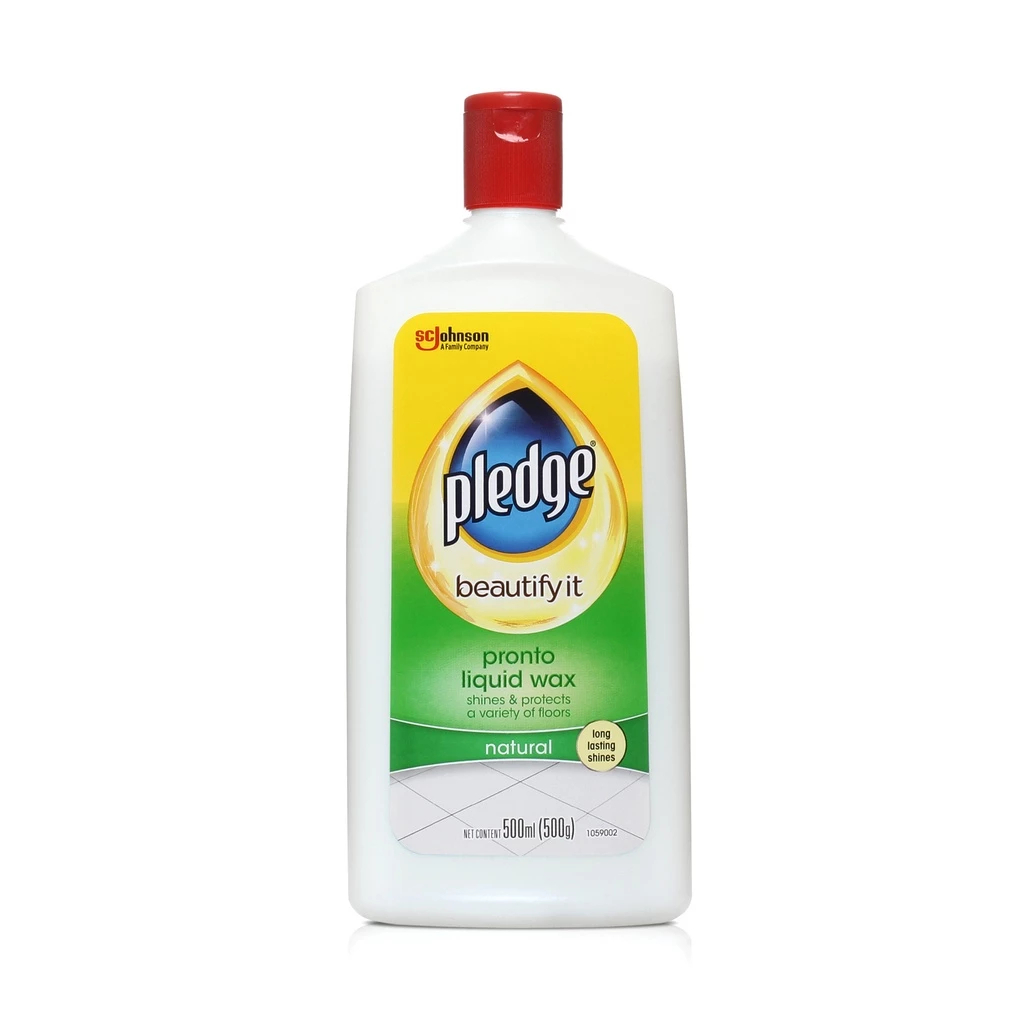 Pledge Pronto Liquid Wax Natural 500Ml | Shopee Philippines