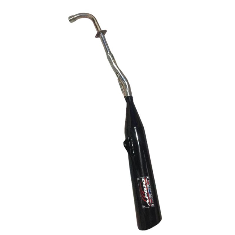 Chicken Pipe Smash 115/110 Stainless Black Paint | Shopee Philippines
