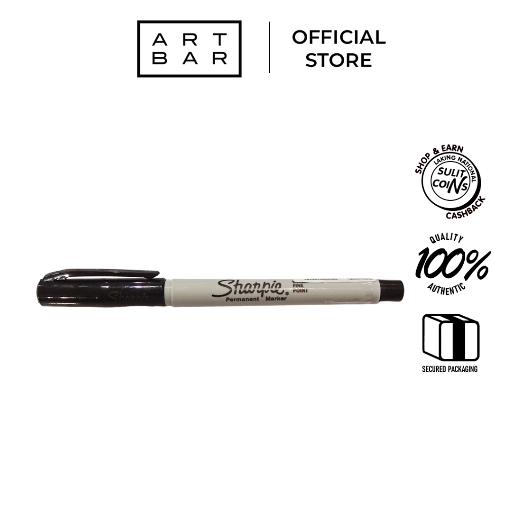 Sharpie Permanent Marker Black Ultra Fine - Art Bar | Shopee Philippines