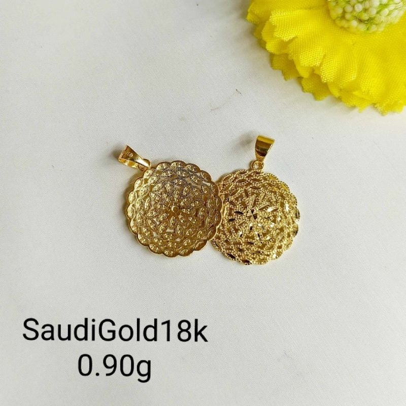 18k Saudi Gold Pendant (message us) | Shopee Philippines