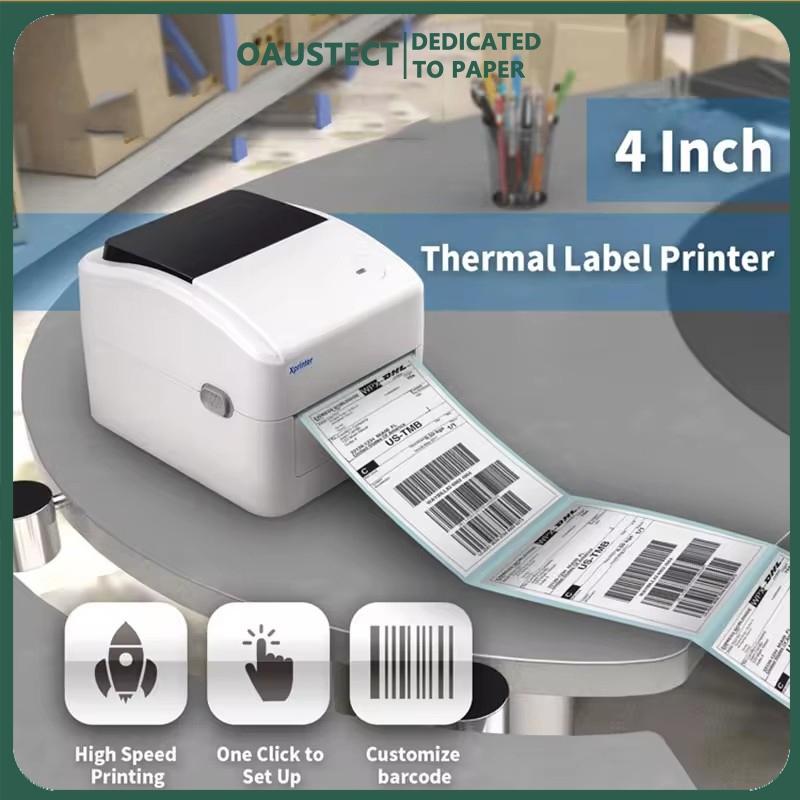 Thermal Printer USB Label Barcode Printer Thermal Receipt Printer Bar ...