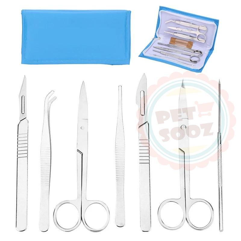 18Pcs/Set Stainless Steel Dissection Tool Kit for Animal Surgery ...