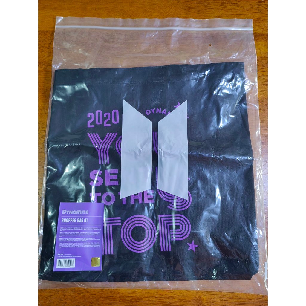 BTS  Dynamite　BAG Bts Dynamite Bag BTS X FILA DYNAMITE STRING BAG NAVY