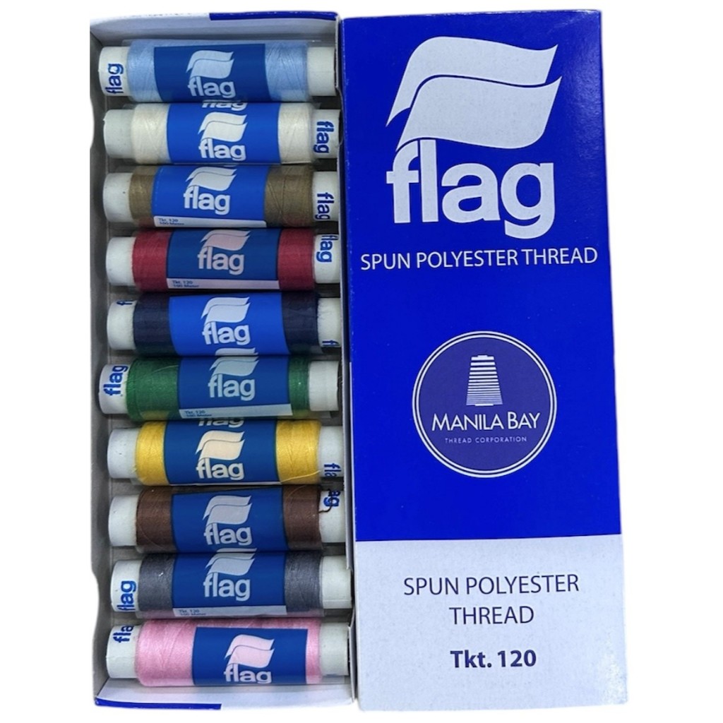 Flag 100m Sewing Thread Spun Polyester Ticket 120 | Shopee Philippines