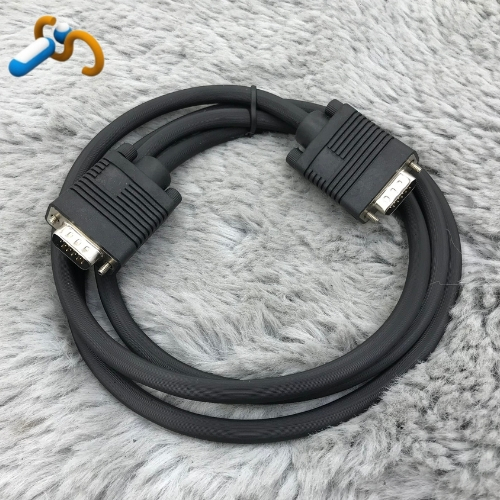 VGA 15 Pin Male to Male Black AWM - 2919-VW-1 Low Voltage Computer ...