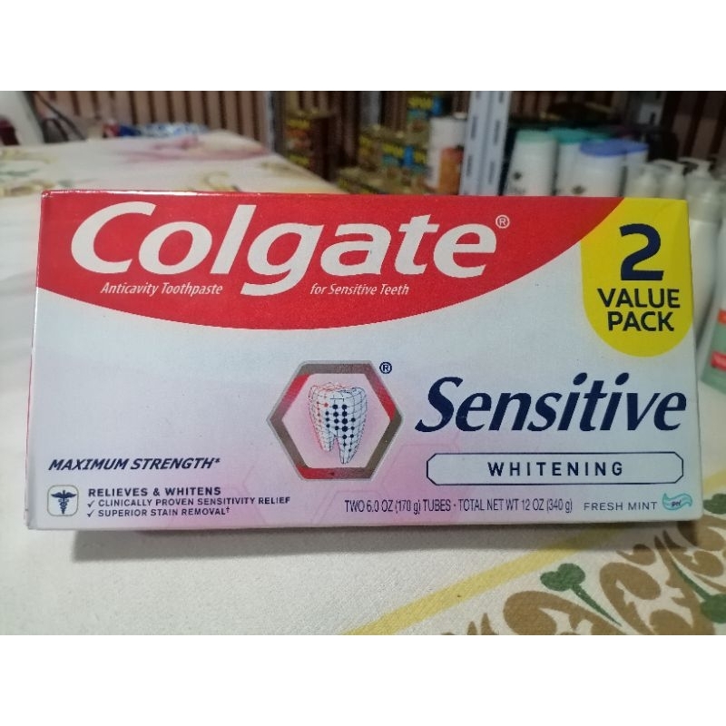 COLGATE SENSITIVE VALUE PACK (2) | Shopee Philippines