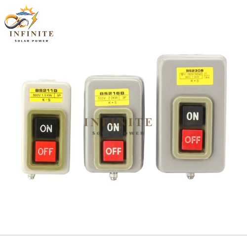 Power Push Button Switch 3 Phase 10A/15A. BS216B Model Type Power Push ...