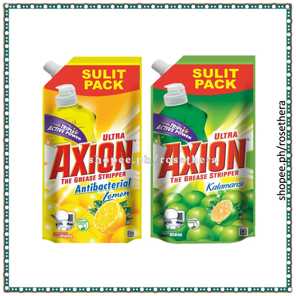 AXION | Anti-bacterial Dishwashing Liquid in Lemon or Kalamansi scents ...