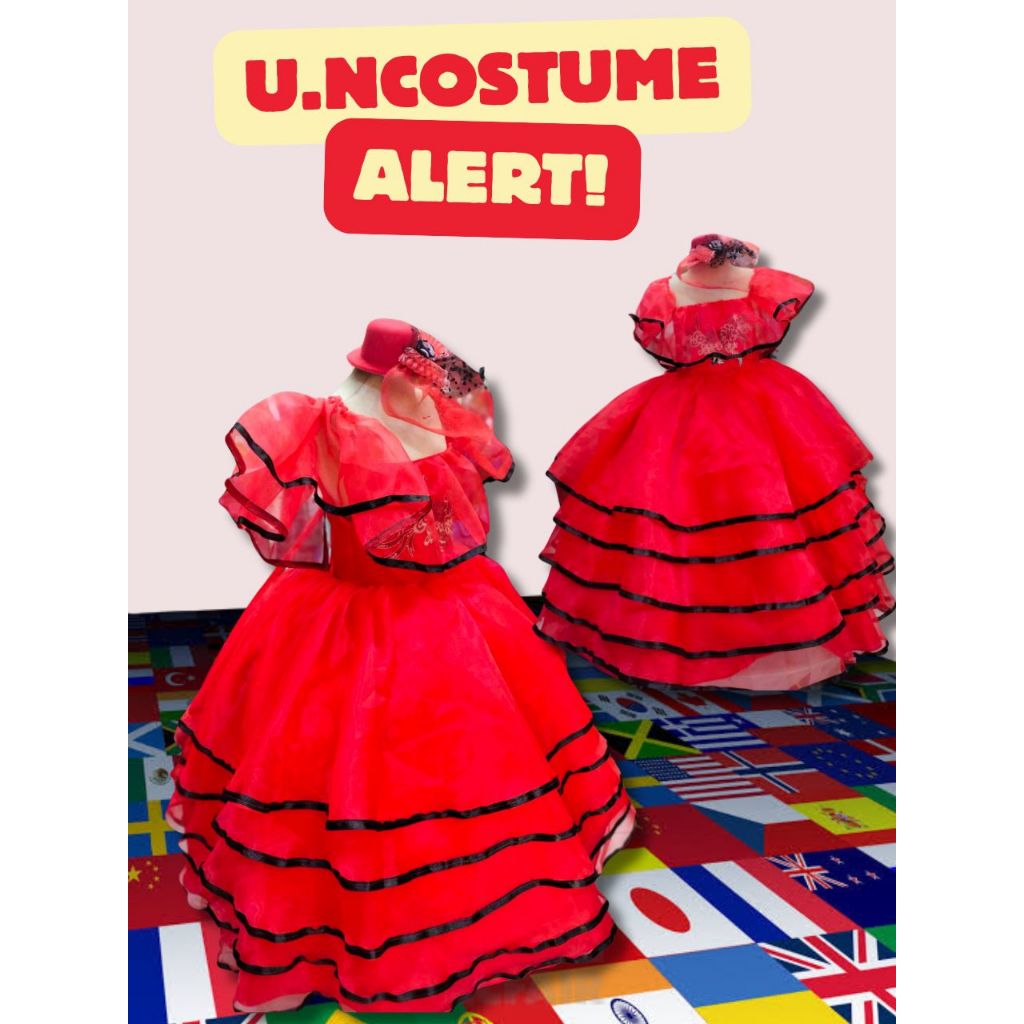 United Nation Spain Costume Female Spain Costume For Female Girls Flamenco  Costume, image size:1024x1024