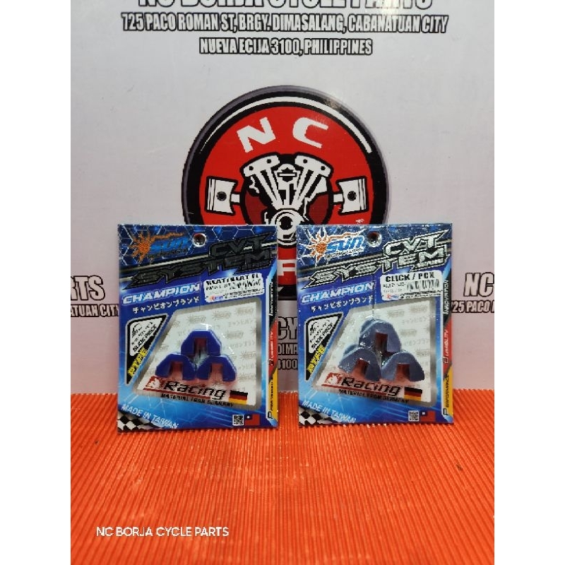 SUN RACING SLIDER CVT SYSTEM FOR CLICK/PCX/BEAT FI | Shopee Philippines