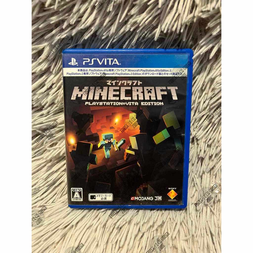 Minecraft ( R2 English ) Original PS Vita Game Cart | Shopee Philippines