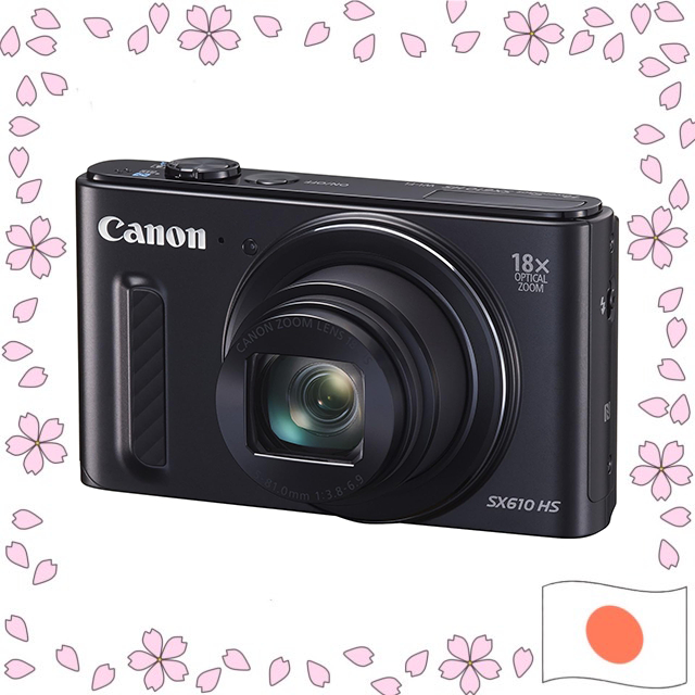 Canon デジタルカメラ PowerShot SX610 HS ブラック 光学18倍ズーム