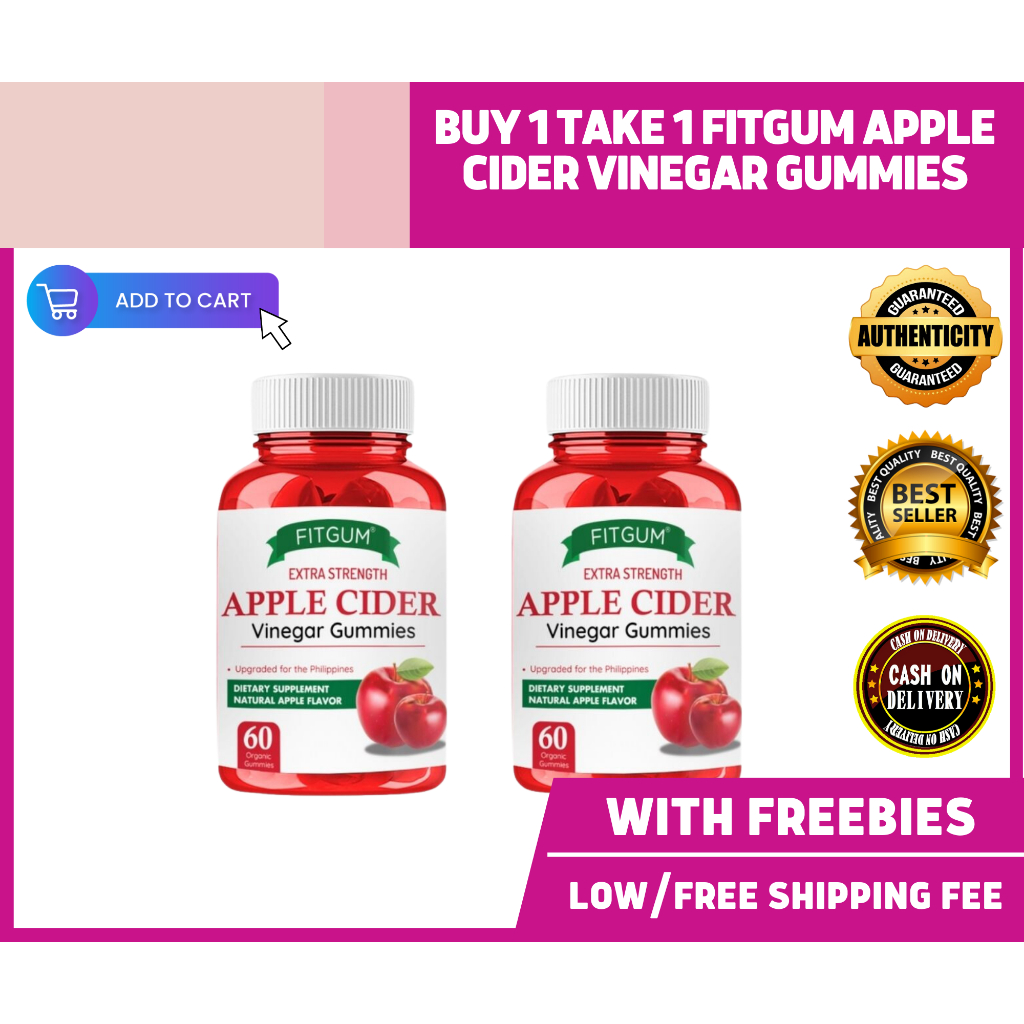 BUY 1 TAKE 1 FITGUM APPLE CIDER VINEGAR & NATURE GLOW GLUTATHIONE