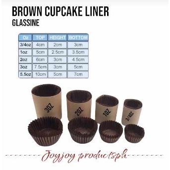 Cupcake Liner l Approx 70-Pieces Tube l 3/4oz 1oz 2oz 3oz l Baking