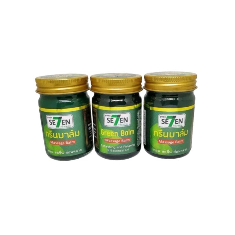SEVEN 7 GREEN MASSAGE BALM 50g/20g | Shopee Philippines