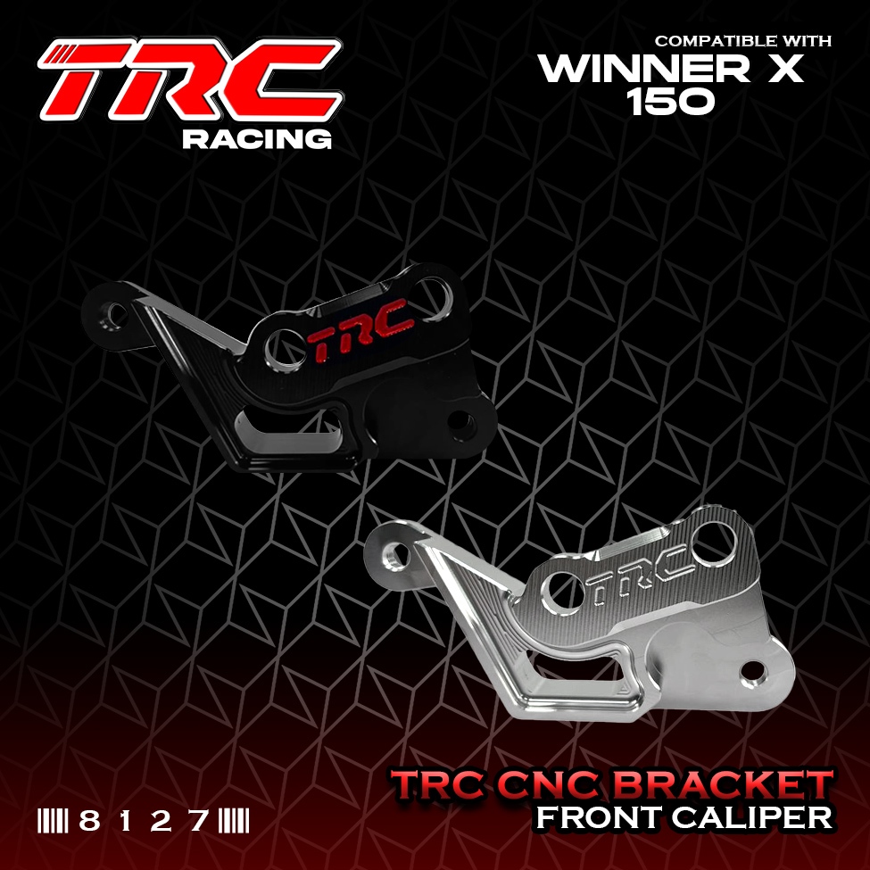TRC RACING 4POT FRONT AXIAL CALIPER BRACKET (255MM DISC) FOR WINNER X ...