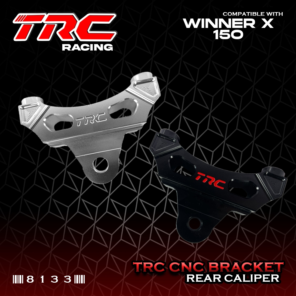 TRC RACING 4POT REAR RADIAL CALIPER BRACKET (220MM DISC) FOR WINNER X ...