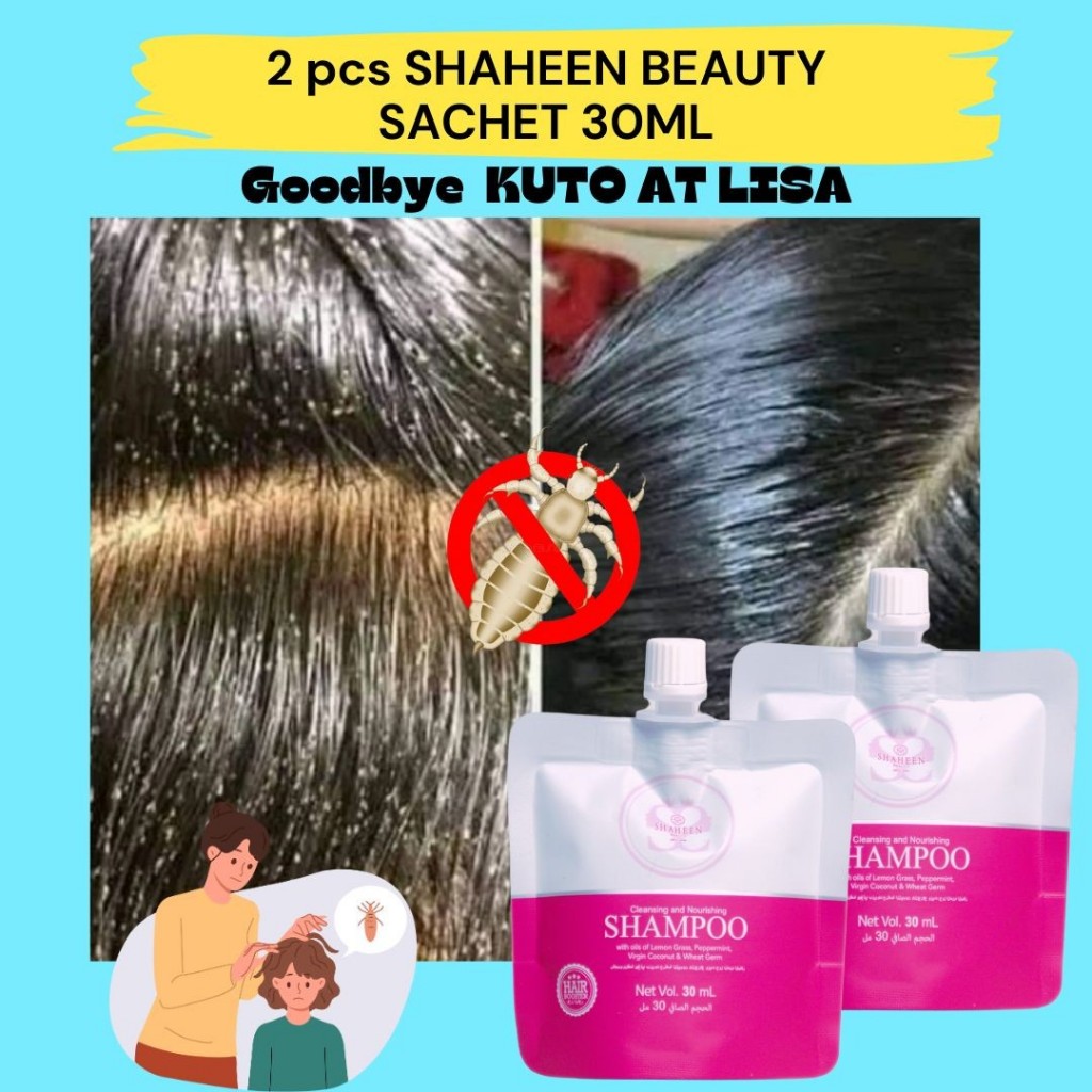 Shaheen Beauty Sachet 30ml for head lice, kuto, anti dandruff, anti ...