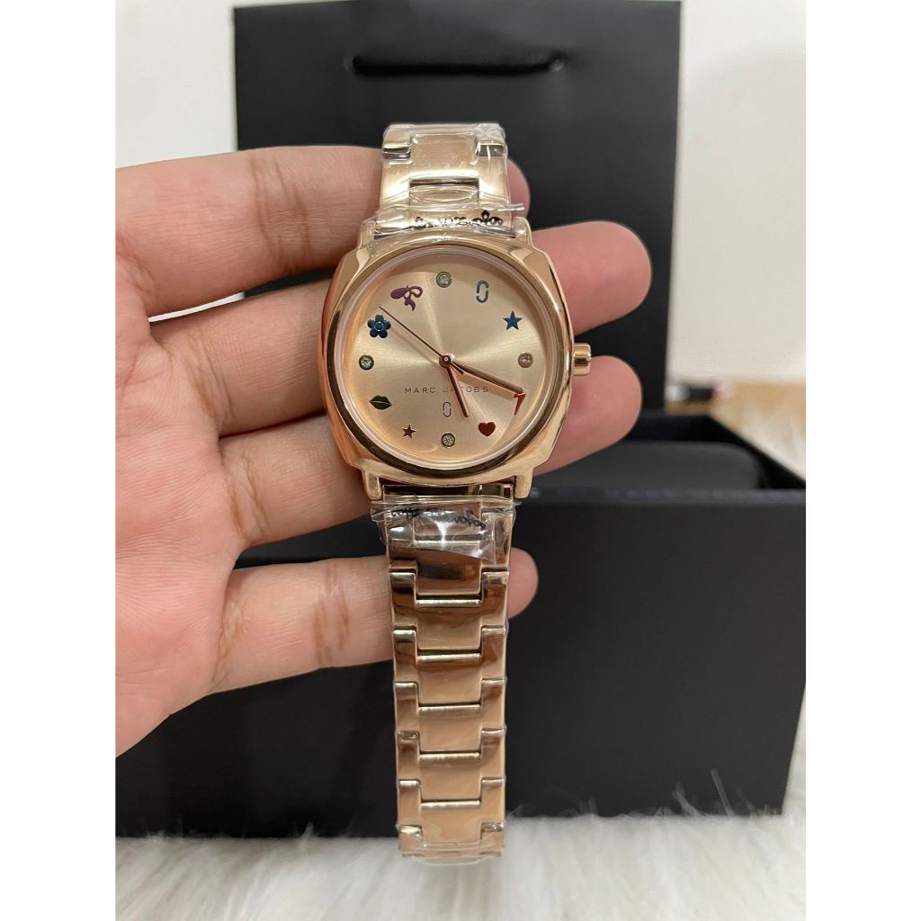 Marc jacobs mandy rose gold watch best sale