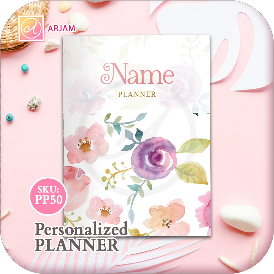 PP50 Personalized Monthly Planner | 36 Pages | Name/Logo on the Cover ...