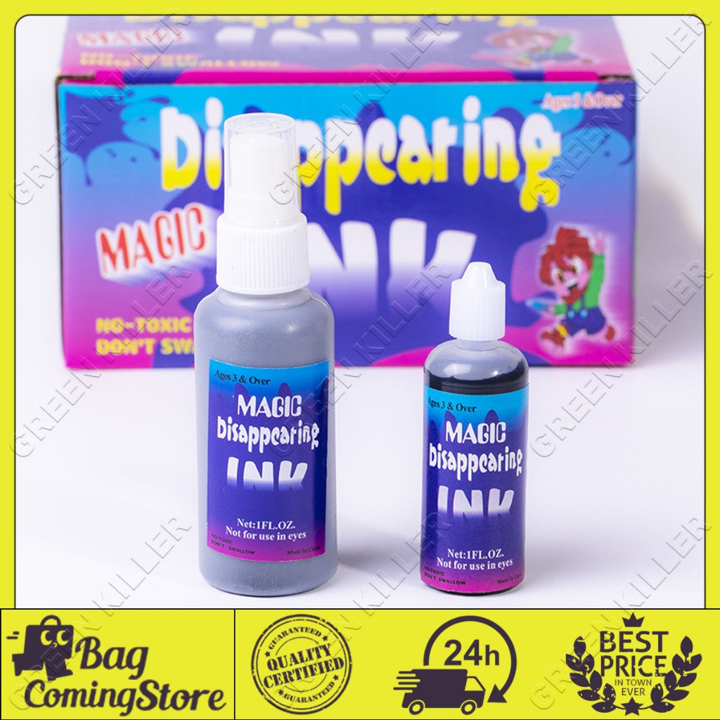 1Pc Disappearing Magic Ink 30ml Squeezable Bottles Non-Toxic Prank ...