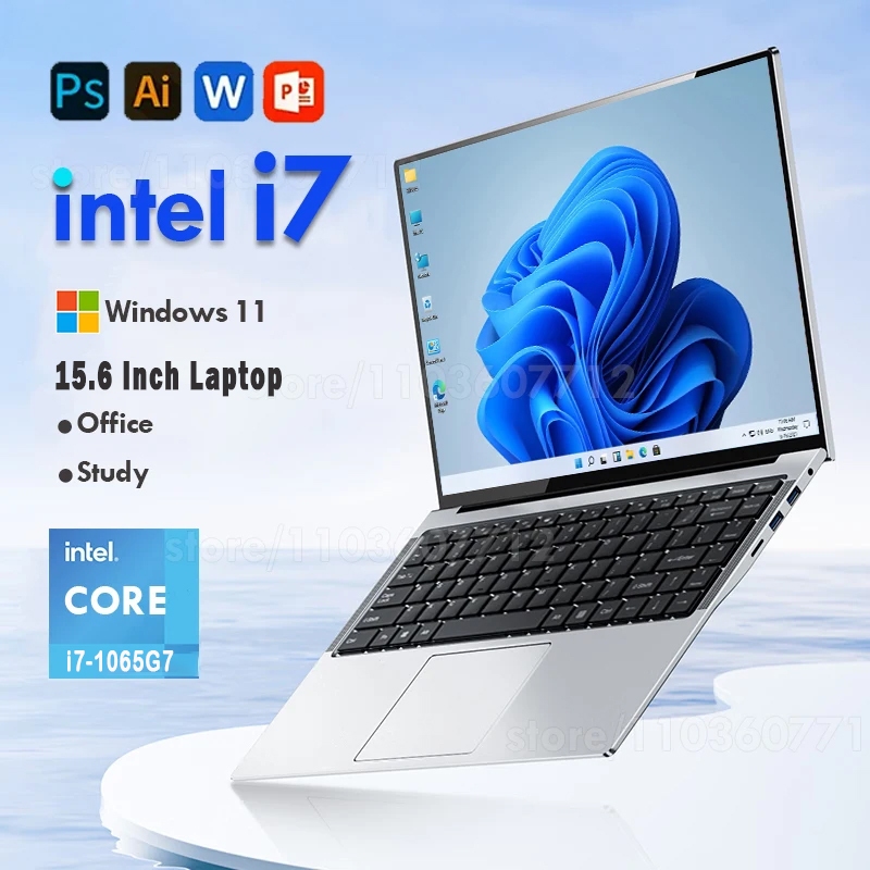 Lenovo i7 RAM 16G+512GB SSD Laptop Screen Built-in Webcam/Camera  Windows10/11 Student Notebook