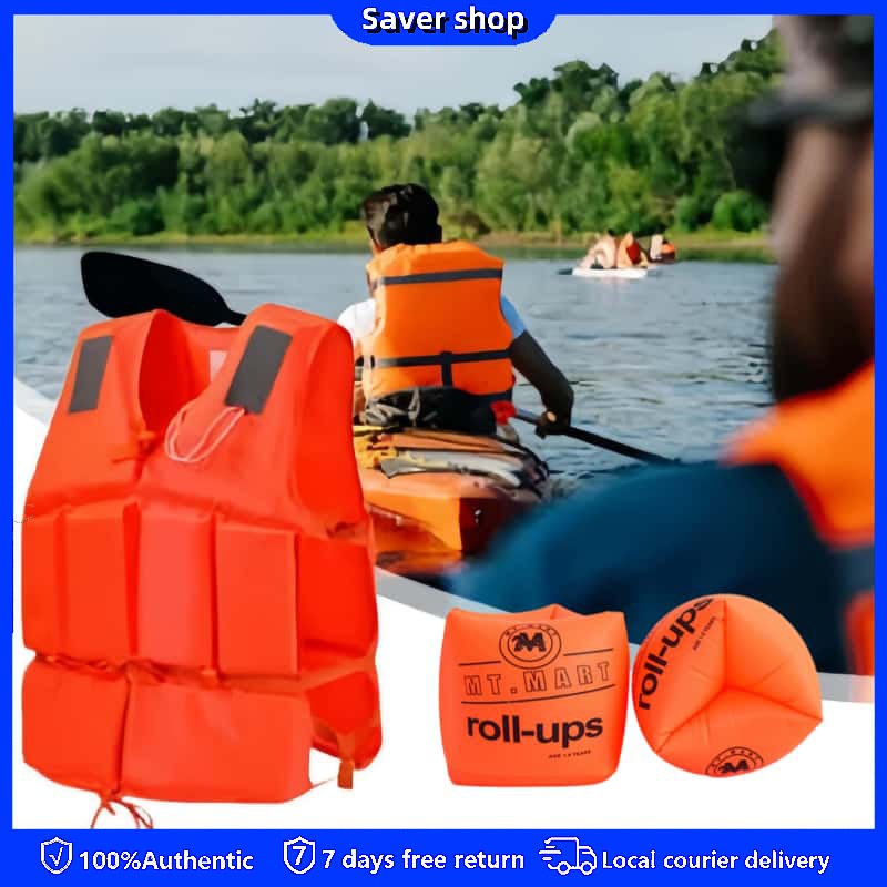 【COD】Life Vest Jacket Kids Adults Marine Safety Life Jacket For Outdoor ...