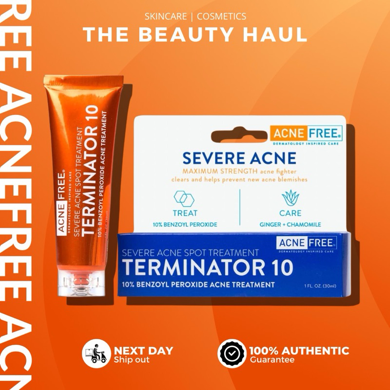 Acne Free Severe Acne Terminator 10 Acne Spot Treatment with 10% BP ...