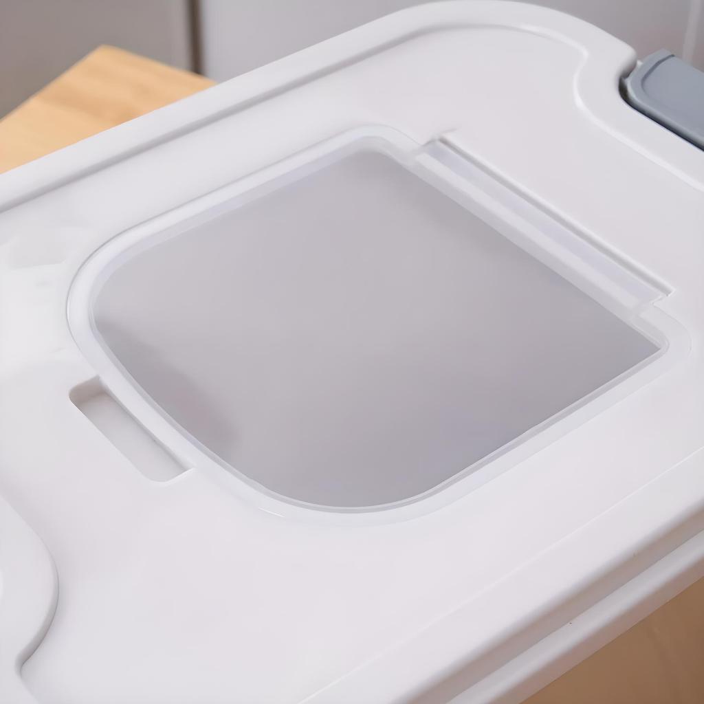 Biocelle Aesthetic Rice Container 5KG | Small Rice Storage Box with Lid ...
