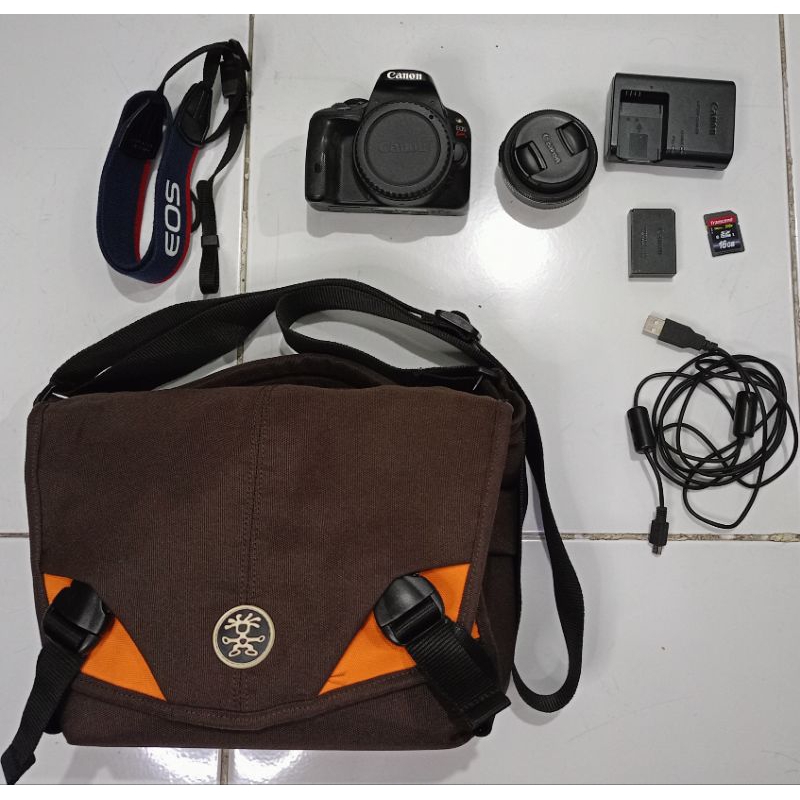 dslr camera canon 100d kiss x7 japan with 40mm pancake lens stm