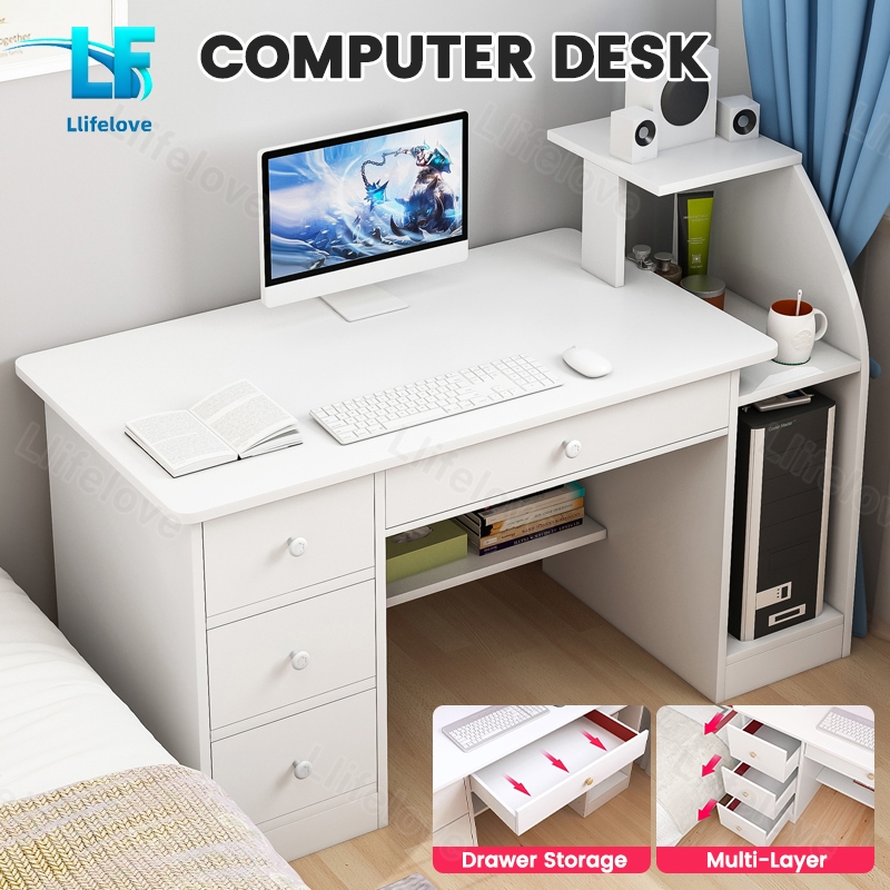 Computer Table Study Table With Drawer Computer Desk Office Table