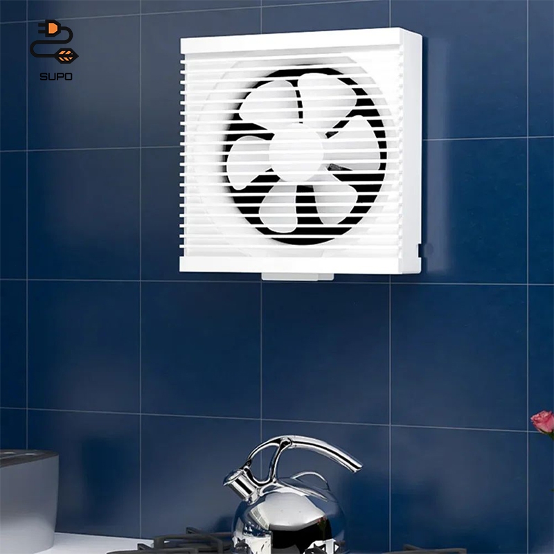 SUPO Strong Exhaust Fan Wall Household for Kitchen Stove Bathroom