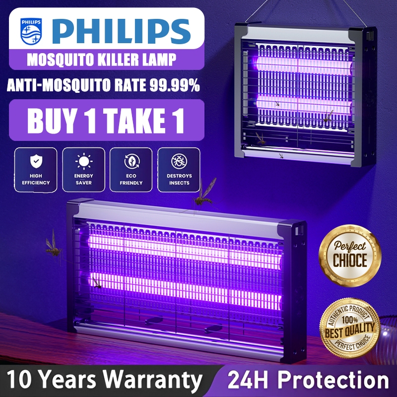 PHILIPS Mosquito Killer Lamp UV Light 20/40/60W Buy 1 Take 1 Removable ...