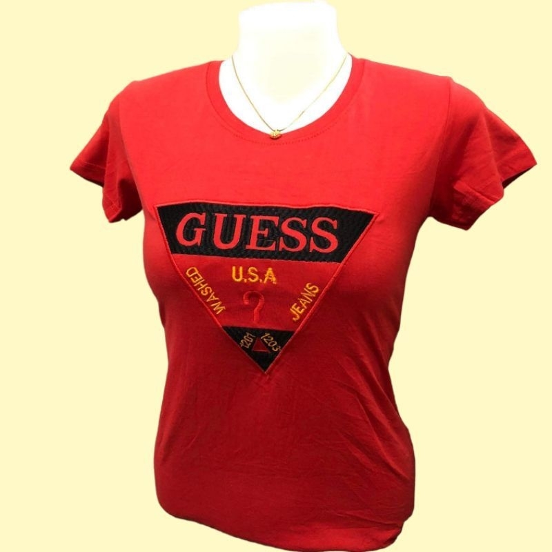 8C GUESS SHIRT FOR WOMEN embroid print