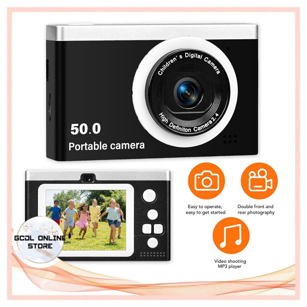 Digital Camera 50MP HD 1080P Camera with 8X Zoom Compact Vlogging ...
