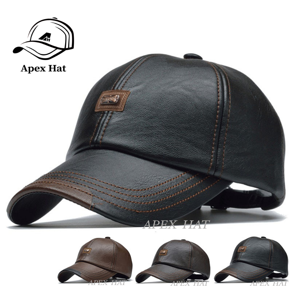 High Quality Unisex Pu Leather JAMONT Baseball Caps Outdoor