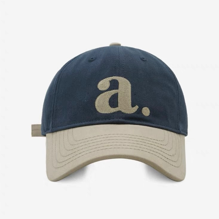Hot sales “A” letter embroidered baseball cap high-quality cotton cap ...