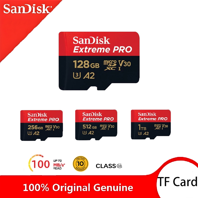 SanDisk Extreme Pro Memory Card 1TB/512GB/256GB/128GB for CCTV Camera
