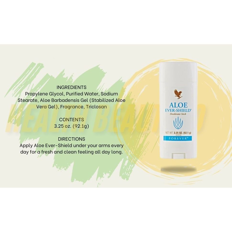 Aloe Ever Shield Deodorant Stick Forever Living Products | Shopee ...