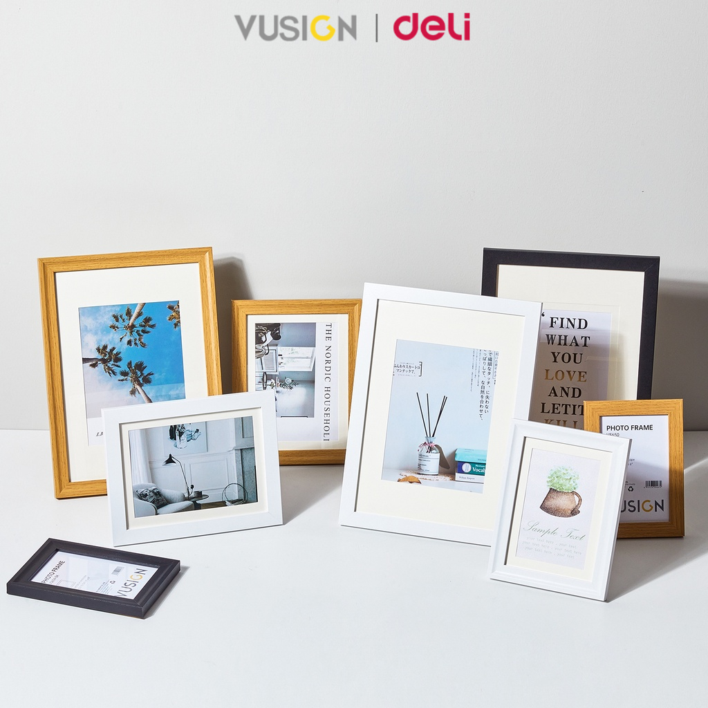 Vusign 6R Wooden Photo Frame Decor Picture Frame Home Decorative Frame ...