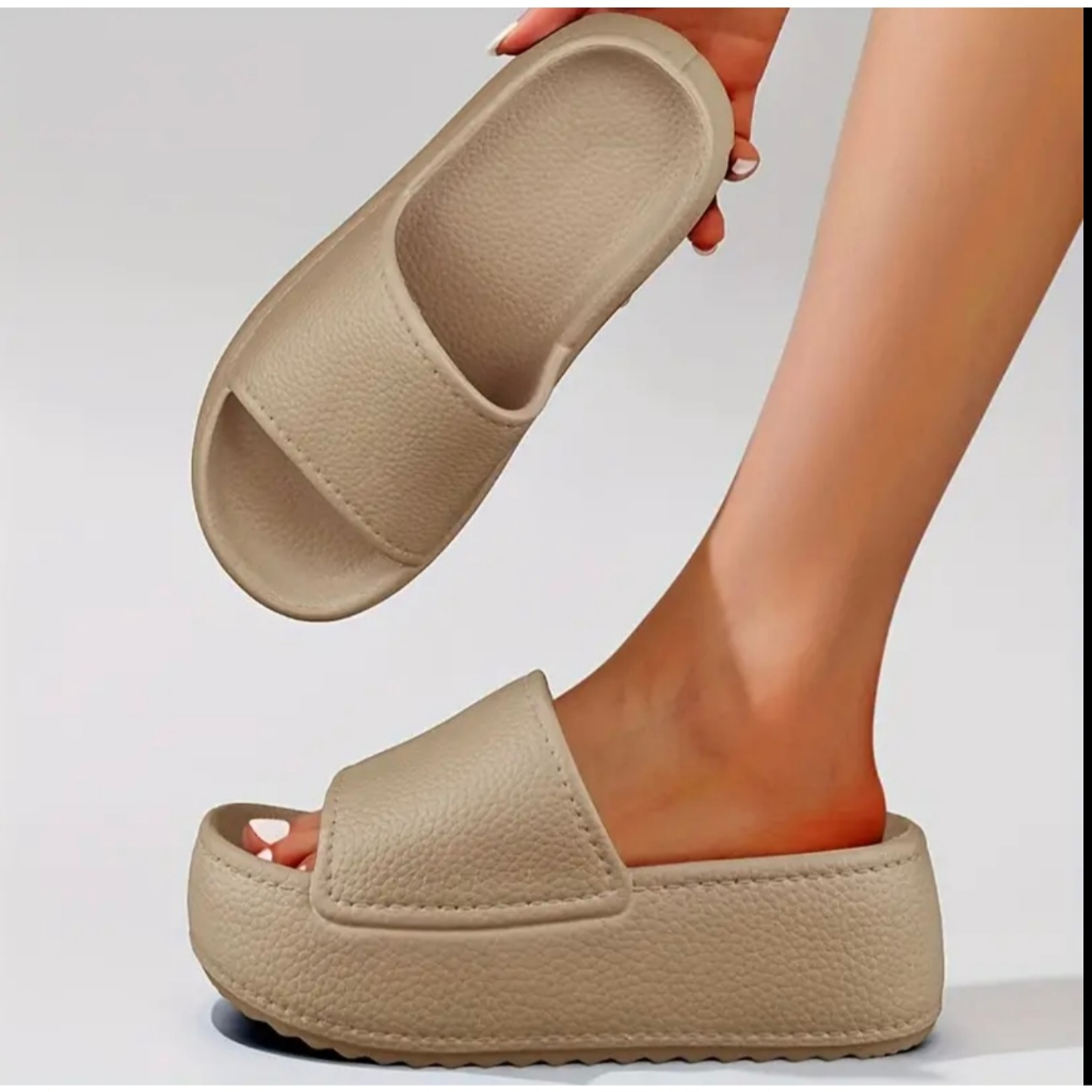 NO BRAND Slippers for women 5cm Summer outdoor sandals