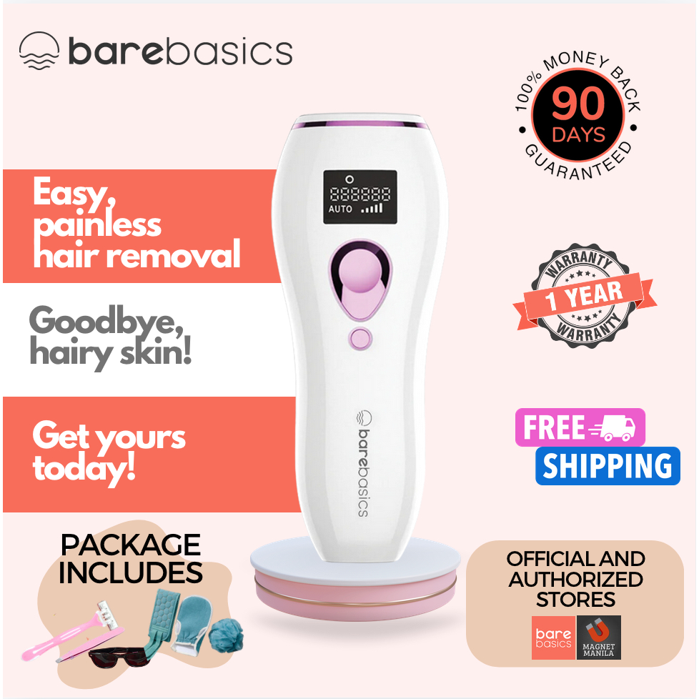 Money Back Guarantee) Bare Basics Glow Plus IPL Hair Removal