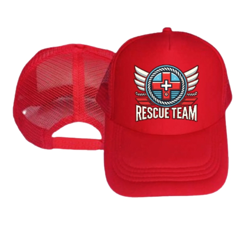 Rescue Cap Trucker Cap Rescue Team Baseball cap rescue hat and cap ...