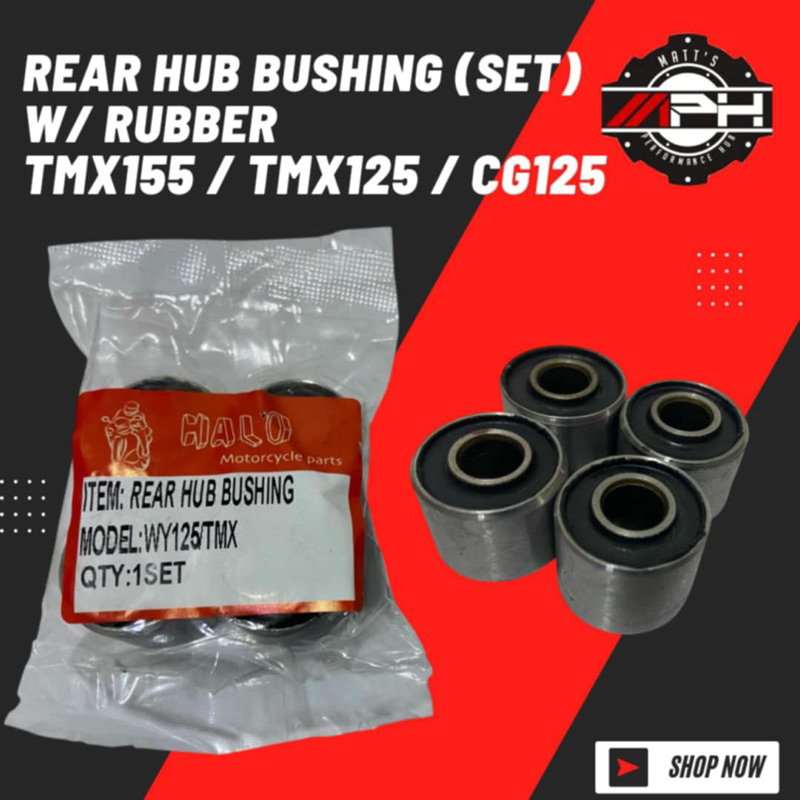 (wholesale) Rear Hub Bushing w/ Rubber (4pcs set) TMX155 / TMX125 ...