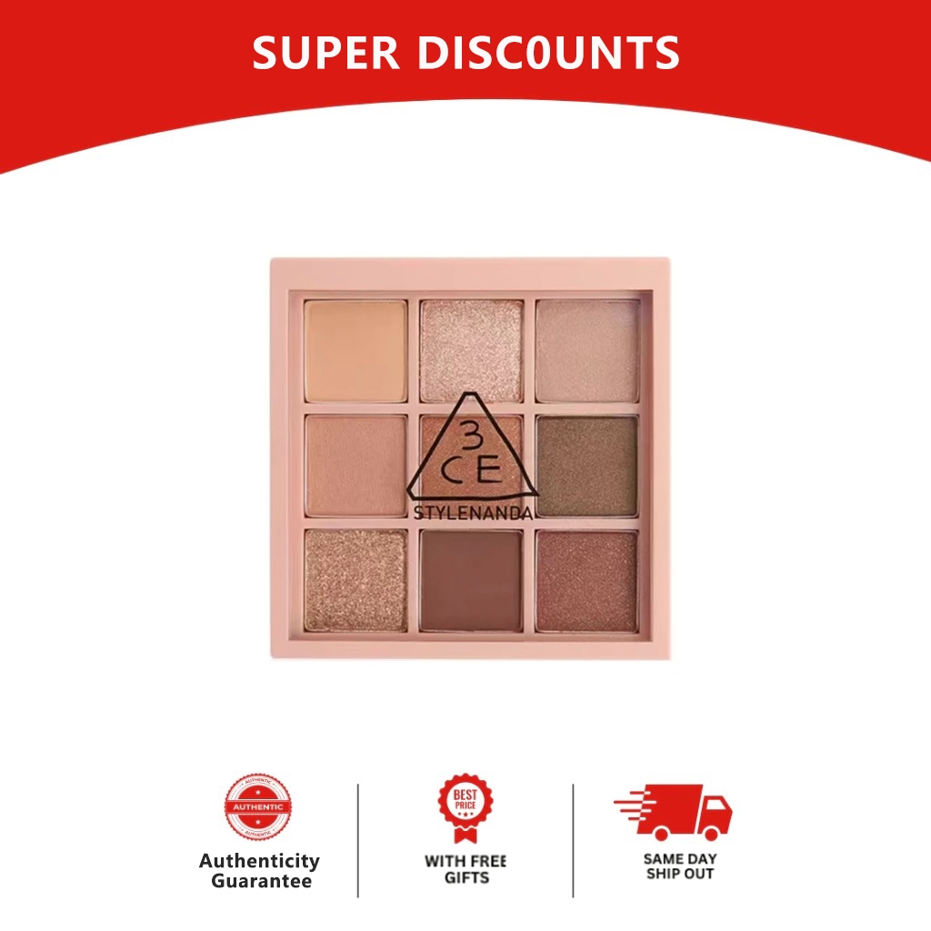 3CE STYLENANDA Mood Recipe Multi Eye Color Palette 8g #OVERTAKE 9 ...