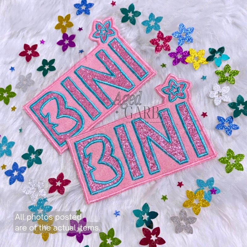 BINI Embroidered Glitter Patch with Freebies | Shopee Philippines