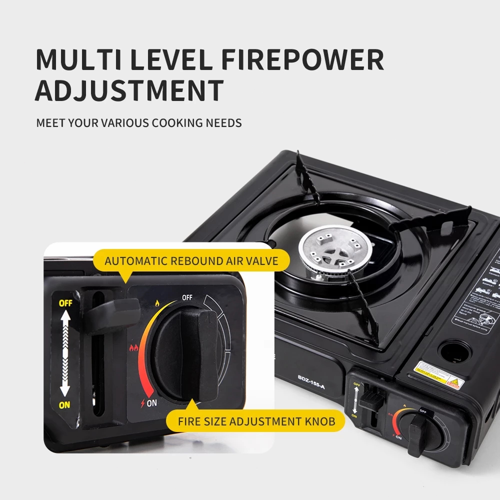 2 In 1 KORONA Dual Use Gas stove Portable Outdoor Mini Camping Villa