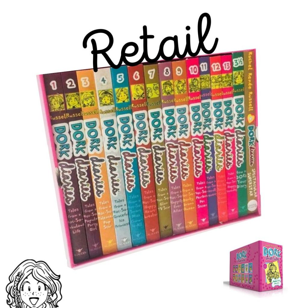 Dork Diaries (individual books / RETAIL) brand new softcover books - 8 ...