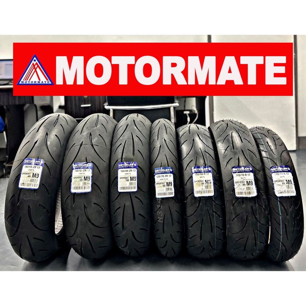 METZELER SPORTEC M9 RR 110/70 R17 - 140/70 R17 & 120/70 ZR17 - 190