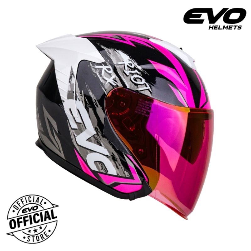 Evo Rx5 riot half face | Shopee Philippines